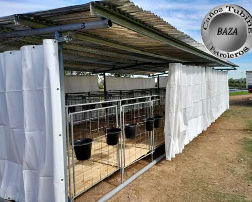 Guacheras Móviles para 20 Terneros