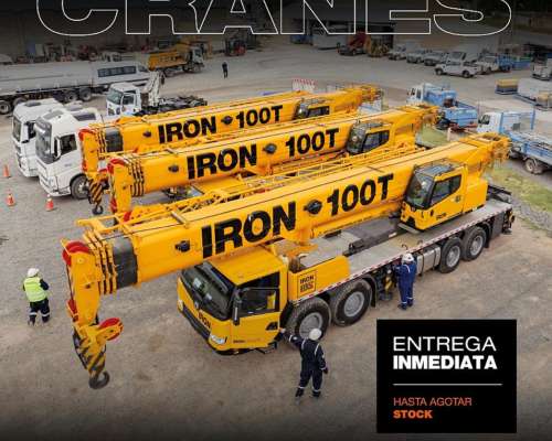 Gruas Todo Terreno Iron Xcmg Desde 15 TN Hasta 200 TN