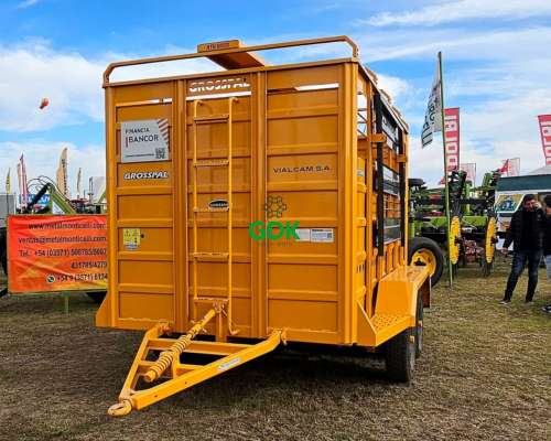 Acoplado Jaula Vaquero ATH 6000- Grosspal.