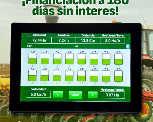 Monitor de Siembra AG Field Solution - Financiacion
