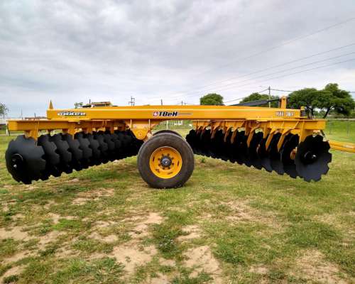 Rastra de Tiro Excéntrico Pesada Tbeh 24 Discos