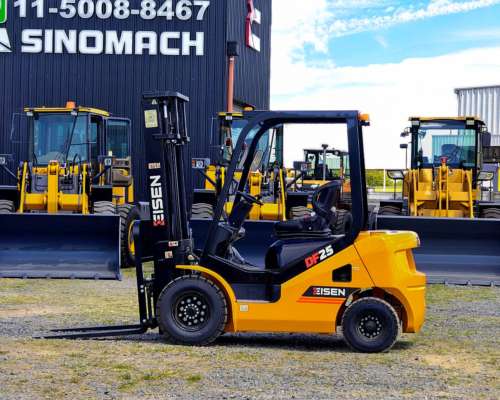 Autoelevador Eisen DF25 2500kg Torre Doble 3.7m Powershift