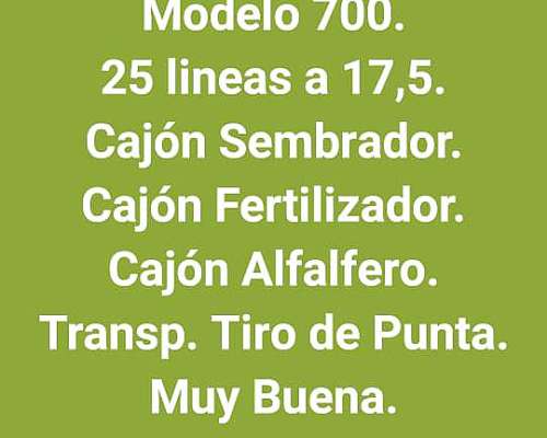 Sembradora Dumaire Usada Modelo 700