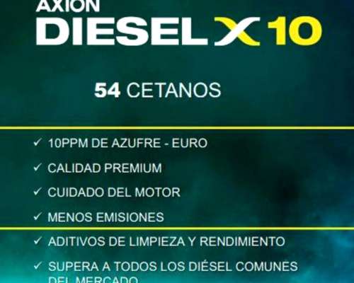 Axion Diesel X10 - Máximo Cuidado del Motor
