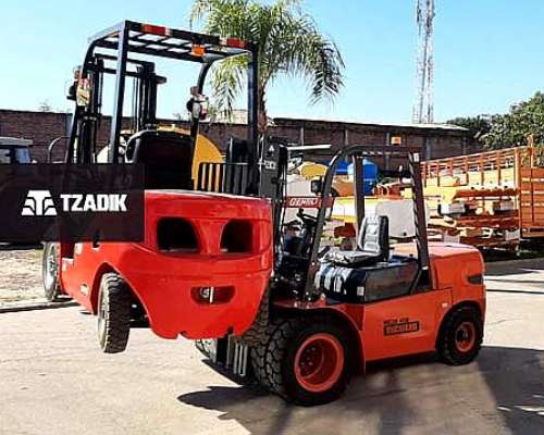 Autoelevador 3.8 TT Dual Michigan Torre 4.50 Mts Triple