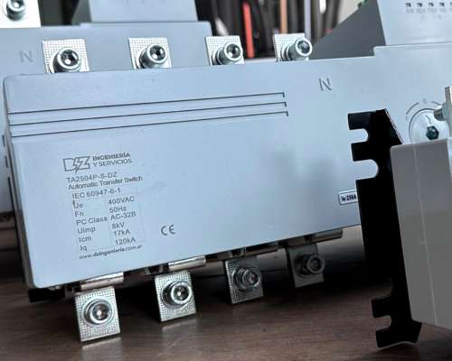 Llave Conmutadora Motorizada Tetrapolar Hasta 1600a - Remota