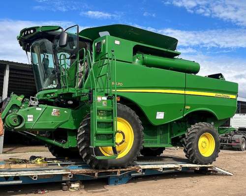 John Deere S670 Americana + Draper JD 40 Pies Excelente