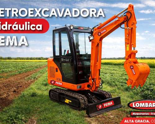 Excavadora Hidráulica Fema Nueva sin USO