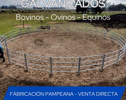 Corrales y Tranqueras de Caño Pintado y Galvanizados