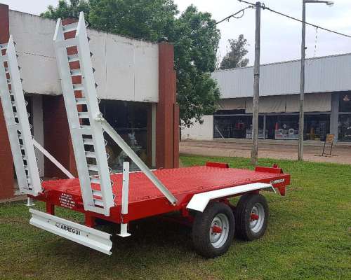 Acoplado Tráiler Arregui 4 TN de 5 Mts C/rampa