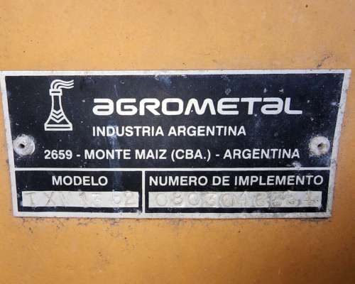 Sembradora Agrometal TX Mega de 13 a 52 cm Grano Grueso