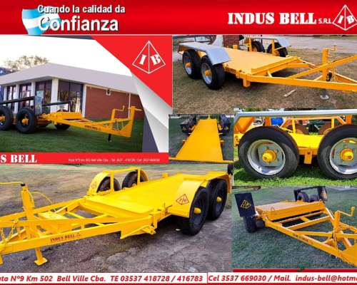 Trailers Basculante para Tractor Sampi Auto Elevador