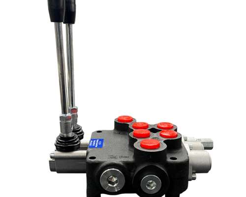 Válvula o Comando Hidráulico Manual de 2 Palancas de 40ltrs