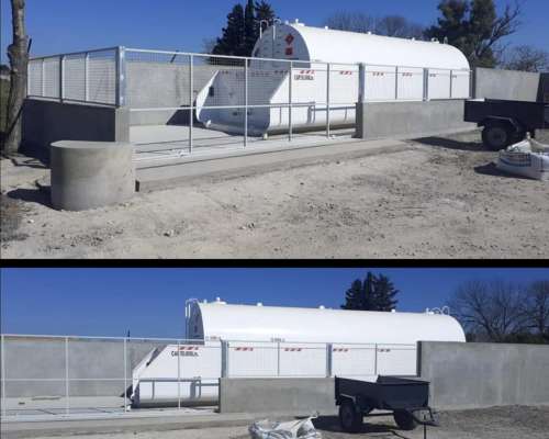 Tanques Aéreo de Combustibles con Batea y Surtidor Standart