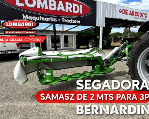 Segadora Bernardin Samasz de 2 Mts para 3p Disponible