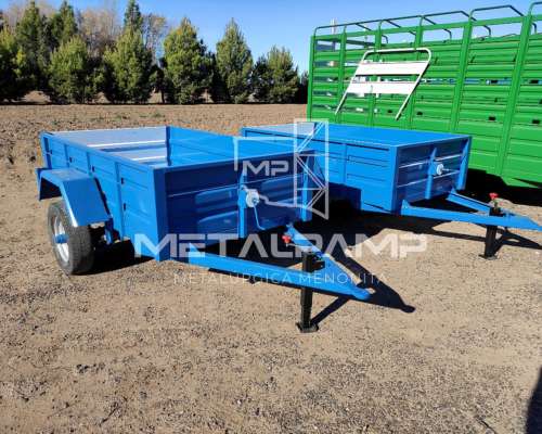 Carro de UN Eje con Barandas