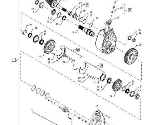 Eje Caja Rotor Cosechadora Case 87367599 235578a2