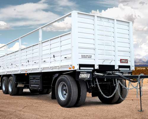 Acoplado Barandas Volcables 3 Ejes