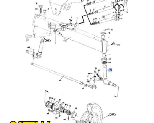 84992230 - Punta Eje Trasera Izq. Cosechadora TC New Holland