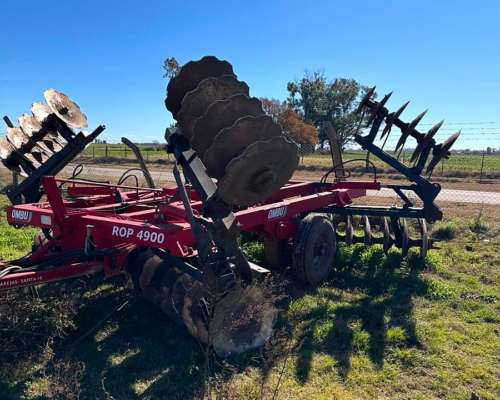 Rastra Discos Ombu ROP 4900, año 2021, 56 Platos, Hidraulica