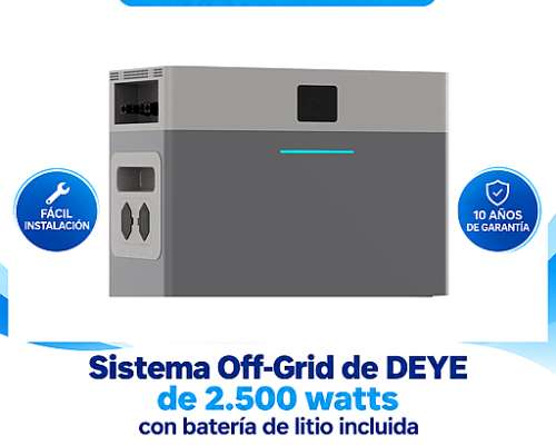 Solar para Casilla Rural