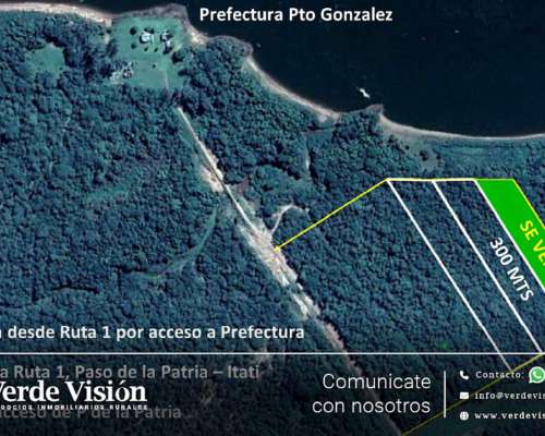 1 Ha en Venta - Pcia de Corrientes, Paso de la Patria