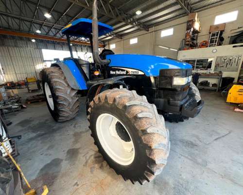 Tractor New Holland TM 150 Rops, Caja Mecánica, Mod 2006