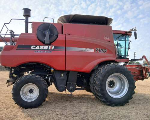 Case 7120 4dw Dual con Draper de 35 Pies