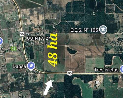 Campo 48 Agrícola Ha.excelente Ubicación. Apto:inf.inmobilia