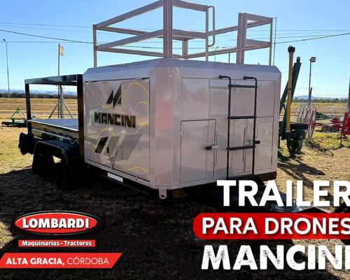 Trailer Mancini para Drone Nuevo Dos Ejes