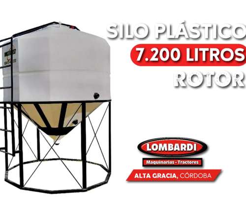 Silo Plástico 7.200 Lts - Rotor Acepto Canje Usados