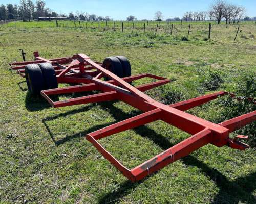 Carro Porta Transportador 8 Rollos Robusto con Duales