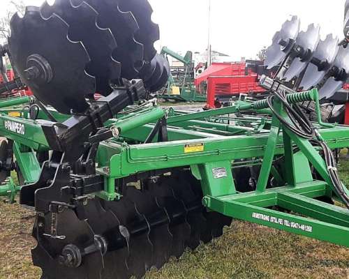 Rastra Desencontrada Pampero L.H 4 Alas Rebatibles Especial