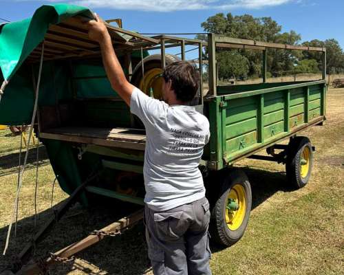 Acoplado Barandas Volcables y Multiuso de 3tn con Lona