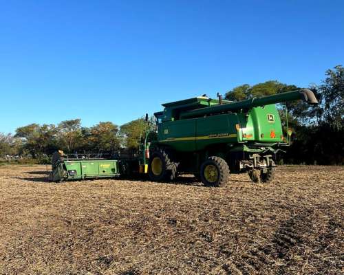 Cosechadora John Deere 9650, Americana, año 2000, Motor Repa