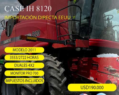 Case IH 8120 Importada Estados Unidos Precio Final