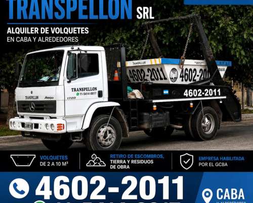 Alquiler de Volquetes en Villa Luro / Versalles- 115414-8817
