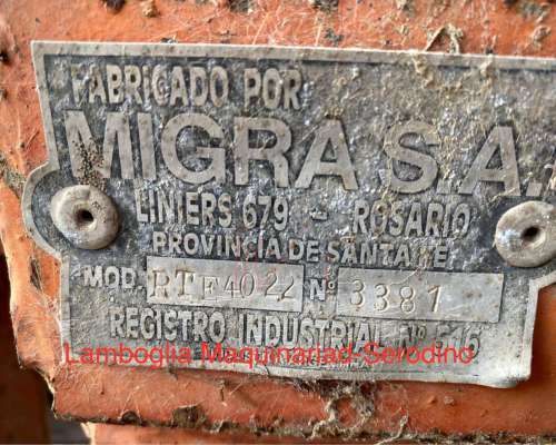 Rastra de Discos Migra de 40 Platos X 22-