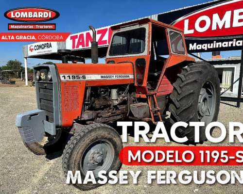 Tractor Massey Ferguson 1195 muy Bueno