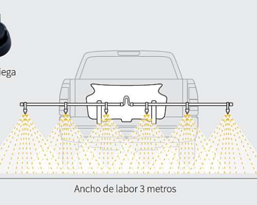 Minipulverizador AM 105 Litros con Botalón 3.5 Metros