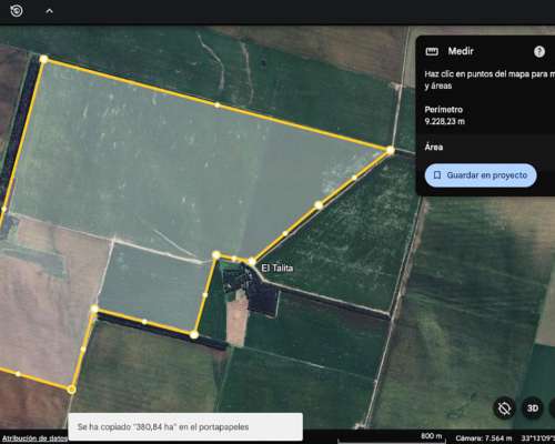 Campo en Venta 380ha Prov San Luis