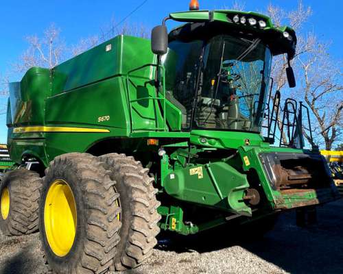 John Deere S670, Doble Traccion, Dual