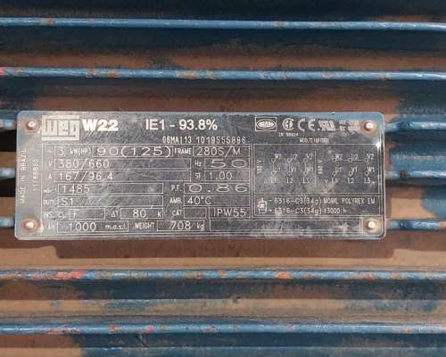 Vendo Motor Electrico WEG