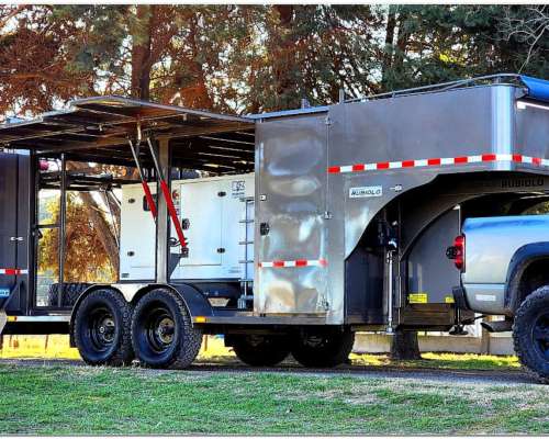 Semirremolque Carrozado Homologado para Drones Fumigadores