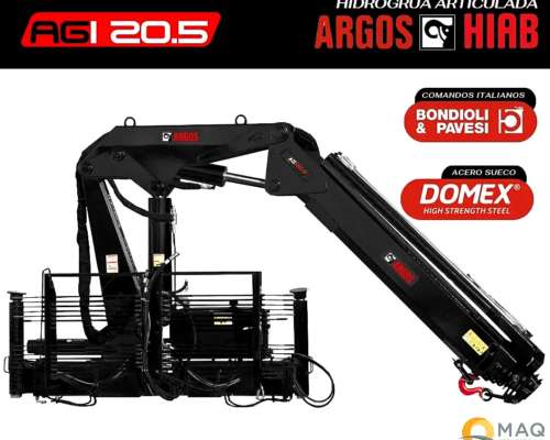 Hidrogrua Argos Hiab AGI20.5 -10.250kg a PIE -valor Anticipo