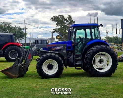 Tractor New Holland T6.140, con Pala Gyp, 2013.