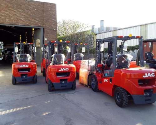 Autoelevador JAC 3,5 TN Motor Mitsubishi Diésel TT4500