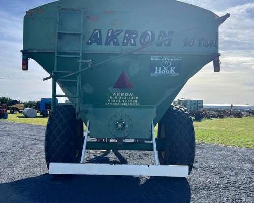 Tolva Autodescargable Akron de 14 TN con Balanza Hook