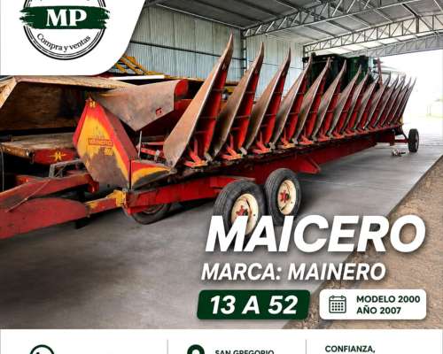 Maicero,marca MAINERO,13 a 52.