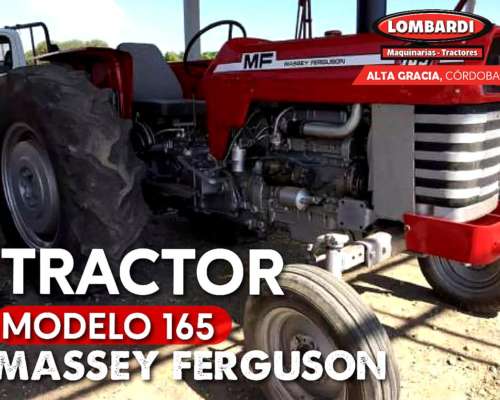 Tractor Massey Ferguson 165 con Tres Puntos
